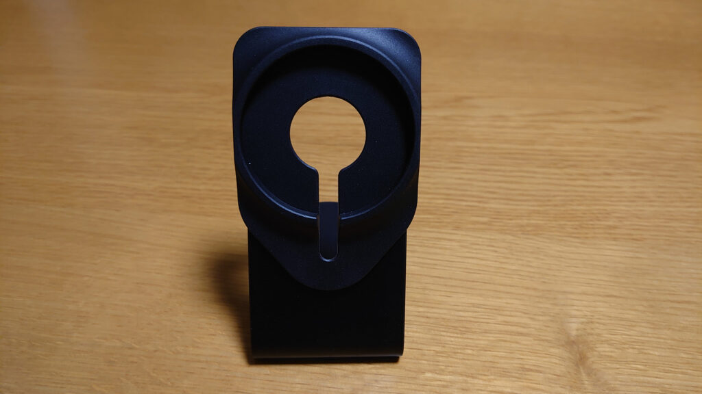 MagSafe充電器用アルミニウムスタンド AMS-DSCHALBK